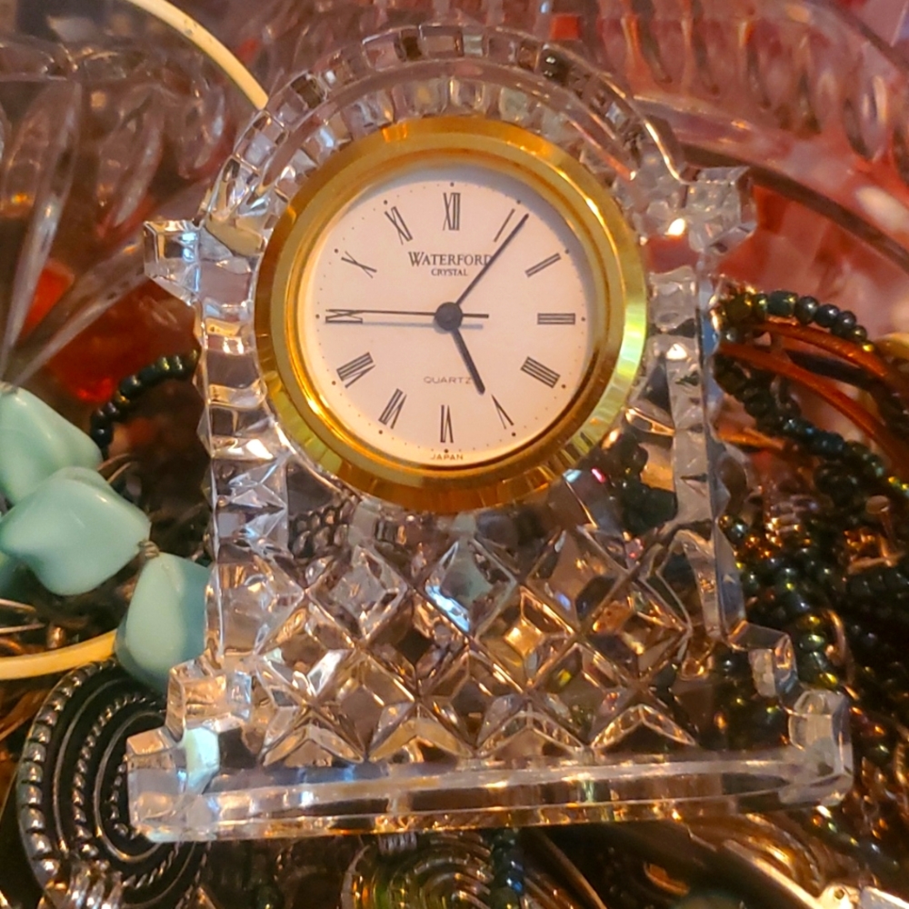 Small Waterford  Crystal Clock